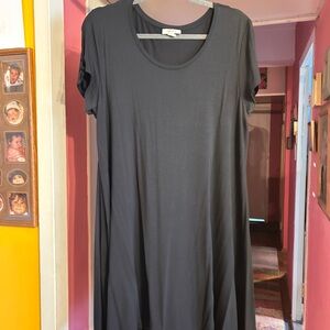 Style & Co. Black Short Sleeve Casual Dress